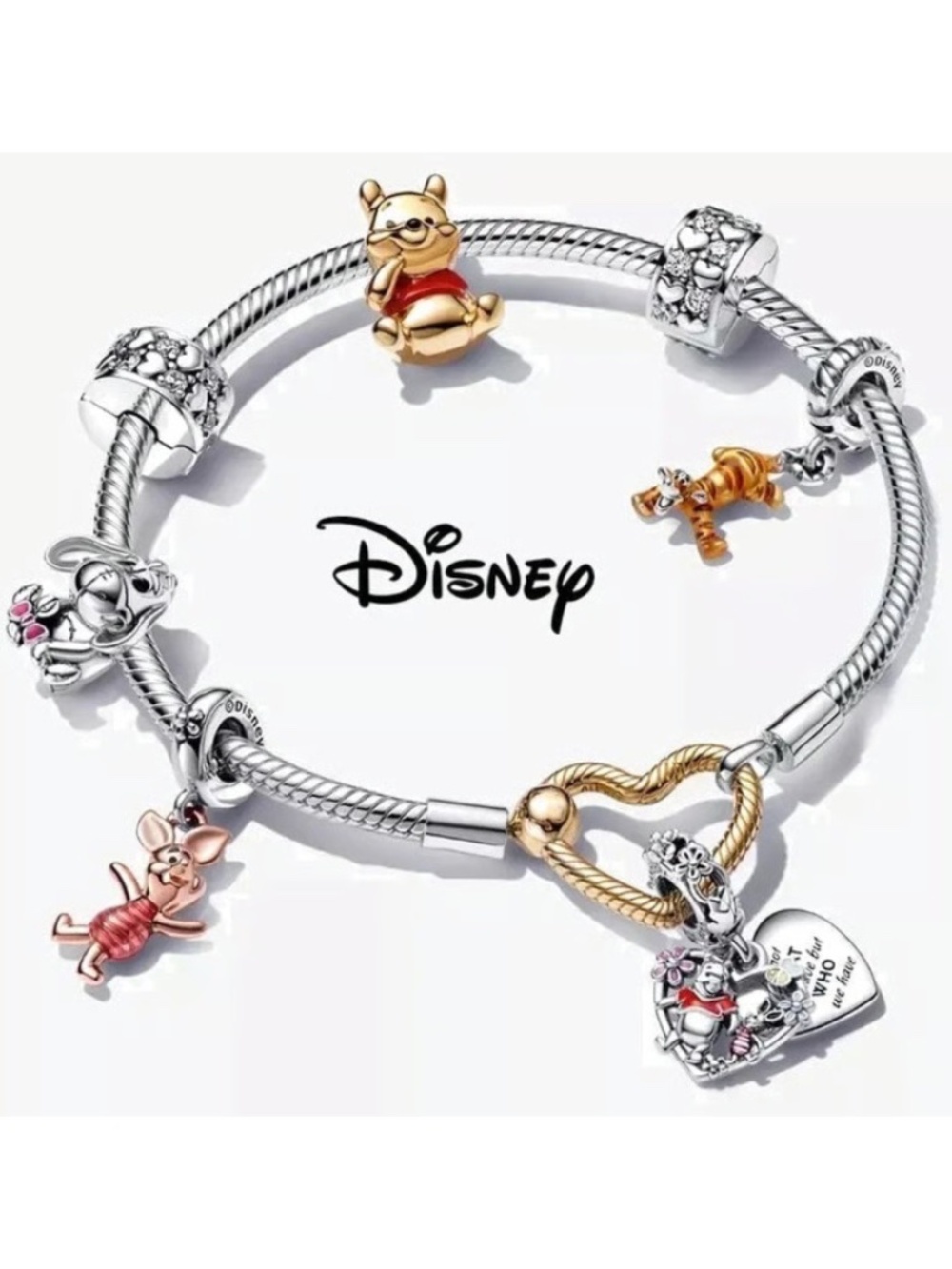 Disney PANDORA Winnie The Pooh charms bracelet